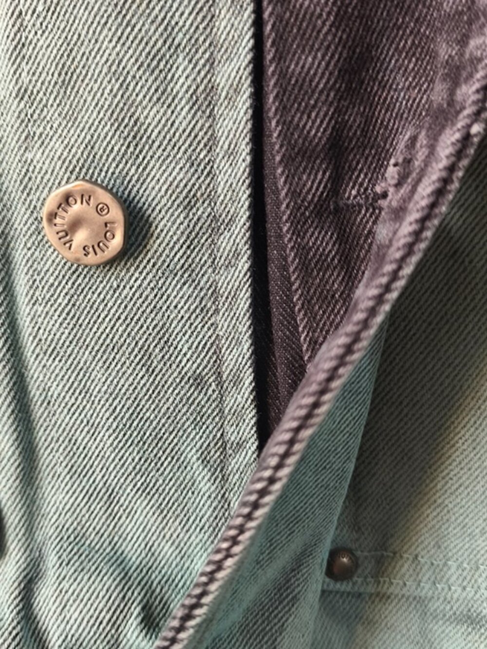 Louis Vuitton Monogram Gradient Embroidered Denim Jacket - Picture 5 of 9
